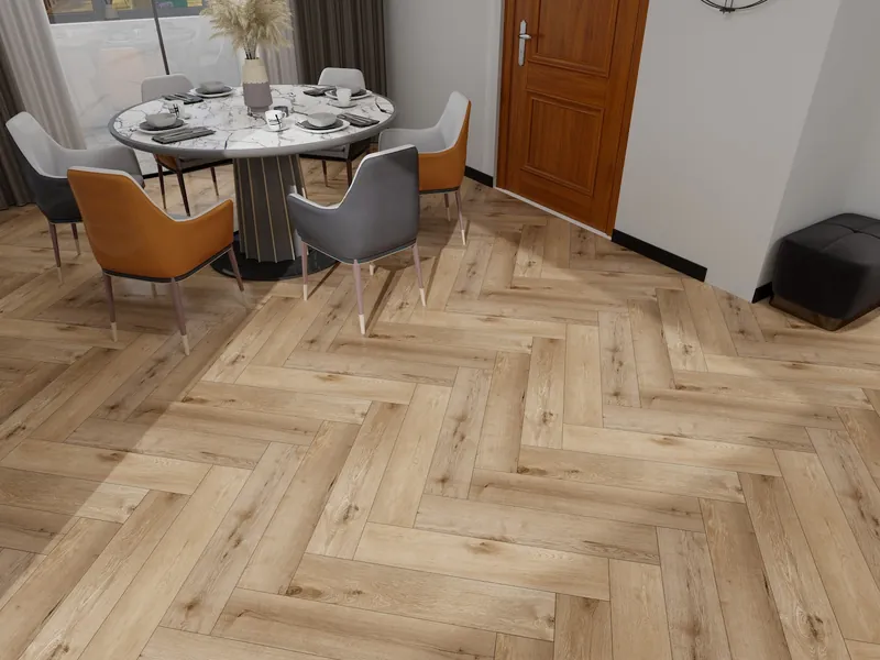 Interieur met Grande Kaschmir Oak Visgraat