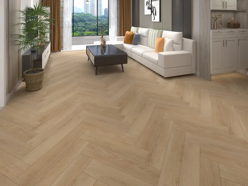 Interieur met Woods Cambridge Visgraat