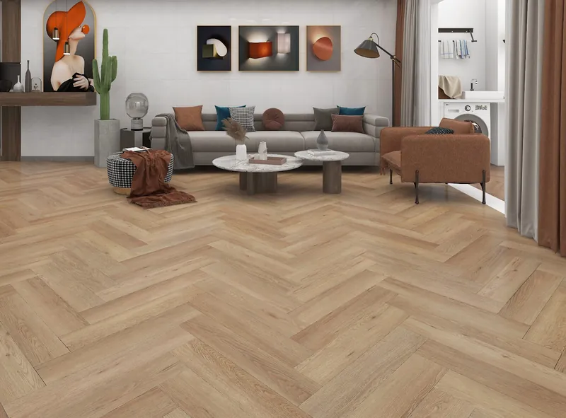 Interieur met Diamonds Ruby Visgraat