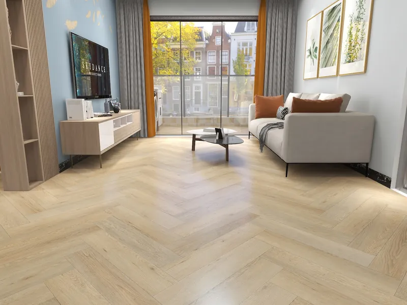 Interieur met Diamonds Excelsior Visgraat